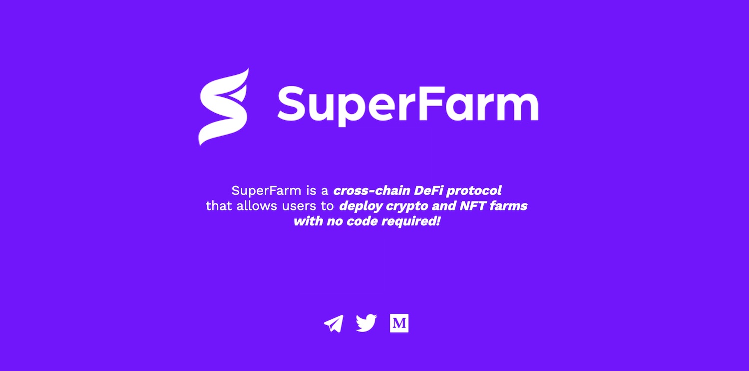 what is superfarm crypto
